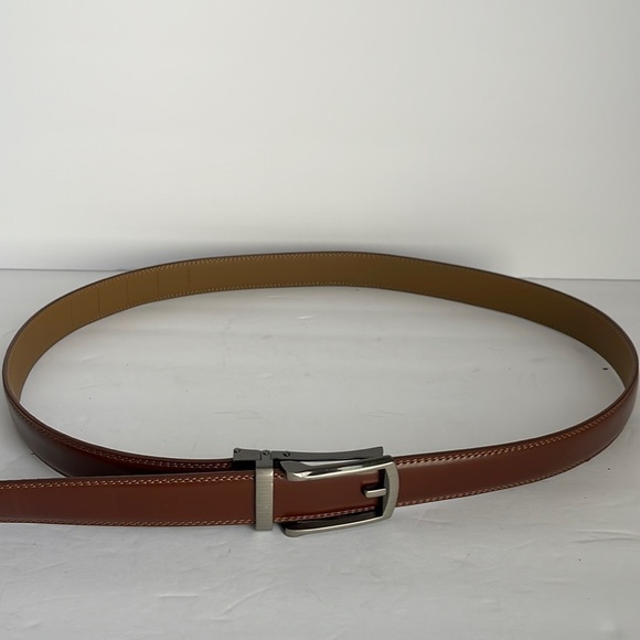 Mio Marino Collection Men’s Adjustable Ratchet Belt Brown - Picture 1 of 8